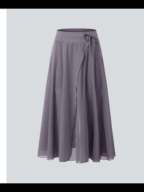 Halara Wrap Maxi Skirt with Tie Waist in Lavender